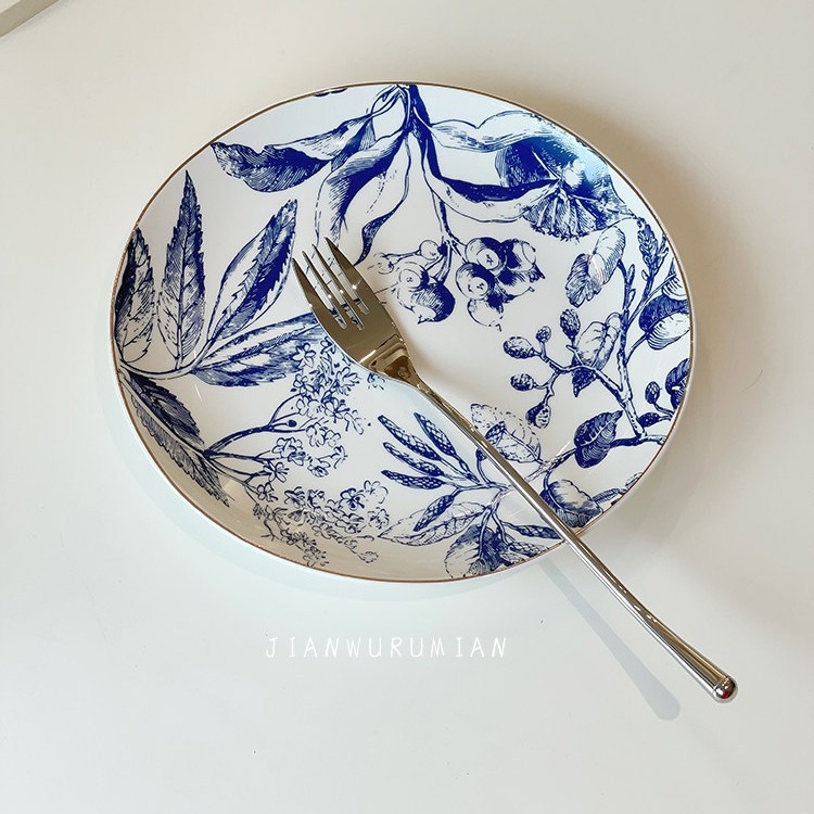 Set de tacâmuri din oțel inoxidabil 304, mâner lung, design elegant: lingură, cuțit, furculiță, furculiță de desert, furculiță pentru paste și cuțit pentru friptură