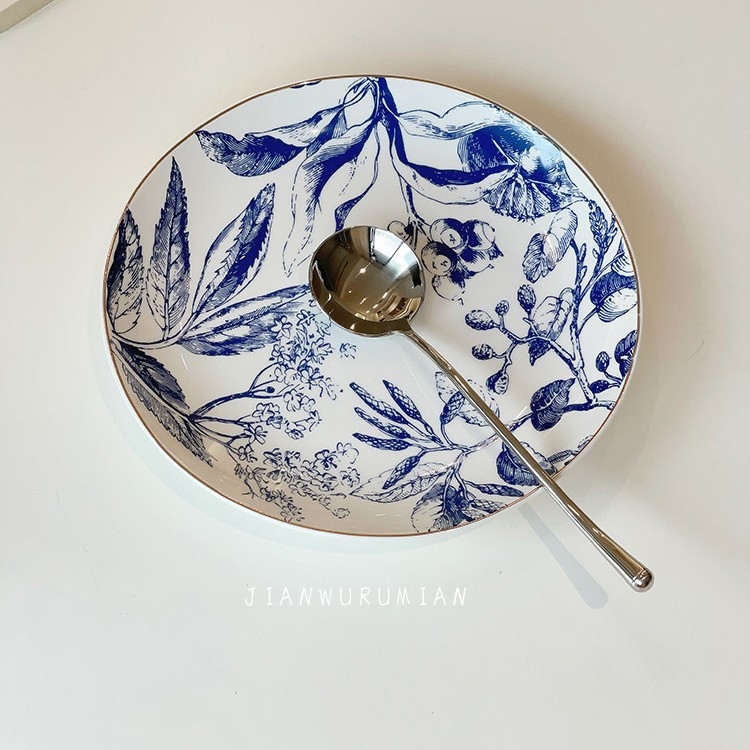 Set de tacâmuri din oțel inoxidabil 304, mâner lung, design elegant: lingură, cuțit, furculiță, furculiță de desert, furculiță pentru paste și cuțit pentru friptură