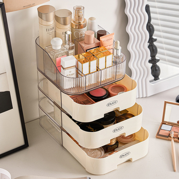 Organizator transparent pentru cosmetice, pentru birou, machiaj, ruj și pensule