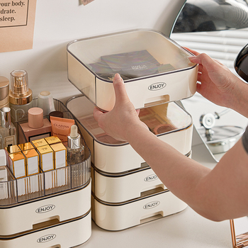 Organizator transparent pentru cosmetice, pentru birou, machiaj, ruj și pensule