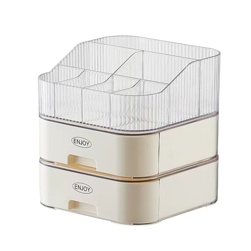 Organizator transparent pentru cosmetice, pentru birou, machiaj, ruj și pensule