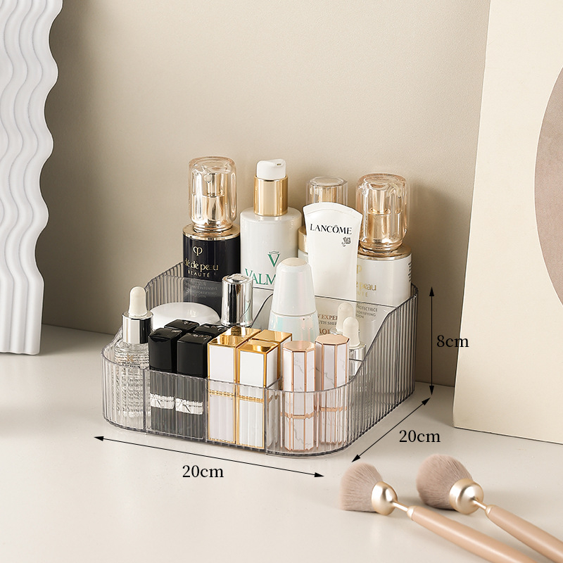 Organizator transparent pentru cosmetice, pentru birou, machiaj, ruj și pensule