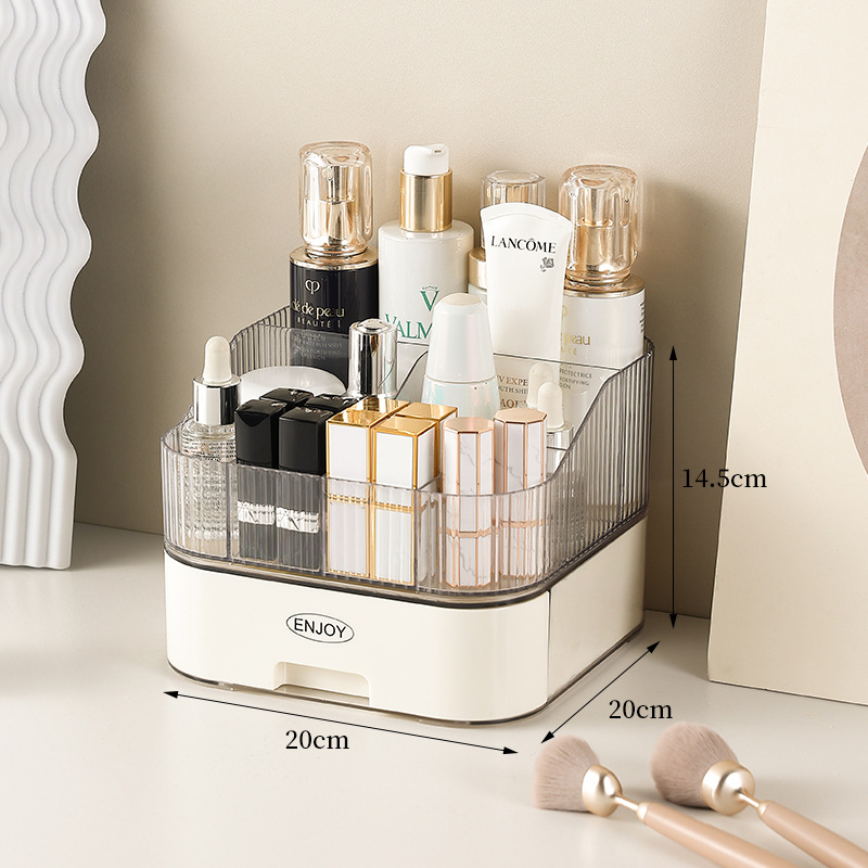 Organizator transparent pentru cosmetice, pentru birou, machiaj, ruj și pensule