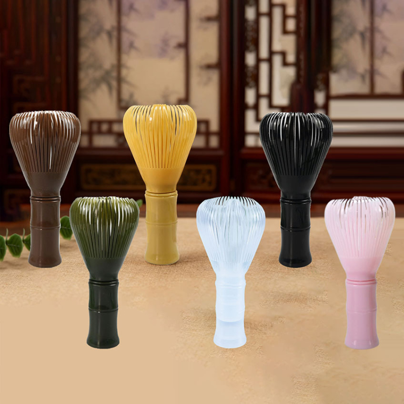 Whisk de ceai din rășină, perie de matcha comestibilă, set de unelte pentru coacere și gătit cu 100 de dinți, unelte pentru ceremonia ceaiului inspirate din dinastia Song