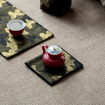 Prosop de ceai lung din material textil, accesoriu pentru ceremonia ceaiului, covoraș termic pentru ceai, covoraș mic pentru ceai, accesoriu multifuncțional pentru ceai