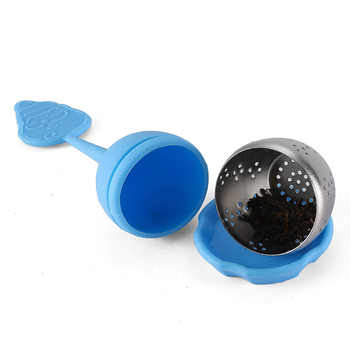 Filtru de ceai din silicon, pungă de ceai îngroșată, separator pentru frunzele de ceai, minge de infuzie pentru ceai, accesorii pentru prepararea ceaiului