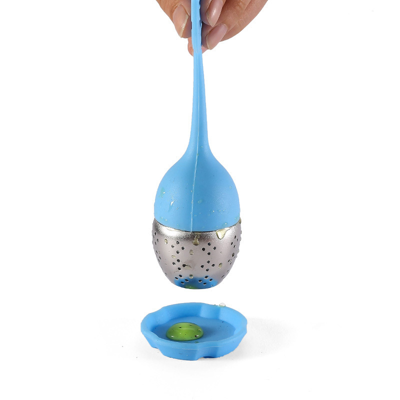 Filtru de ceai din silicon, pungă de ceai îngroșată, separator pentru frunzele de ceai, minge de infuzie pentru ceai, accesorii pentru prepararea ceaiului