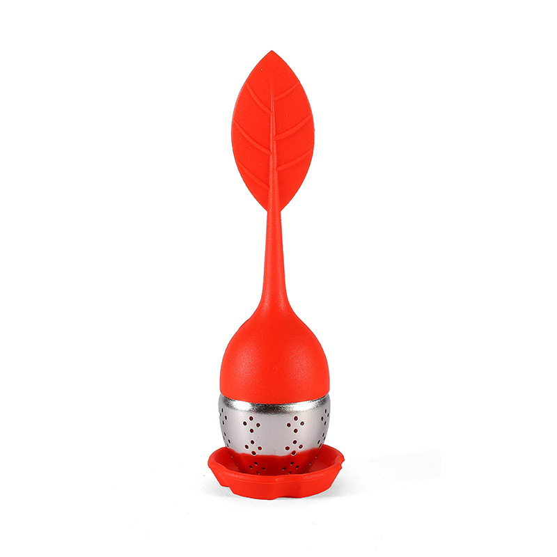 Filtru de ceai din silicon, pungă de ceai îngroșată, separator pentru frunzele de ceai, minge de infuzie pentru ceai, accesorii pentru prepararea ceaiului