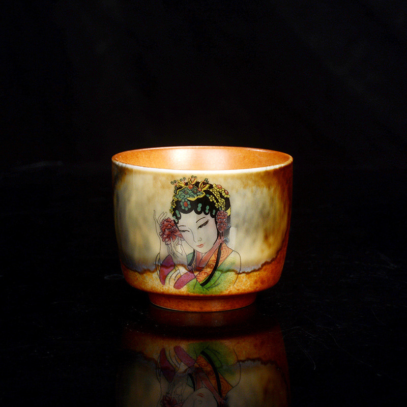 Set Gongfu Ceai: căni ceramice pentru ceai, stil chinezesc, căni pentru oaspeți, degustare de ceai