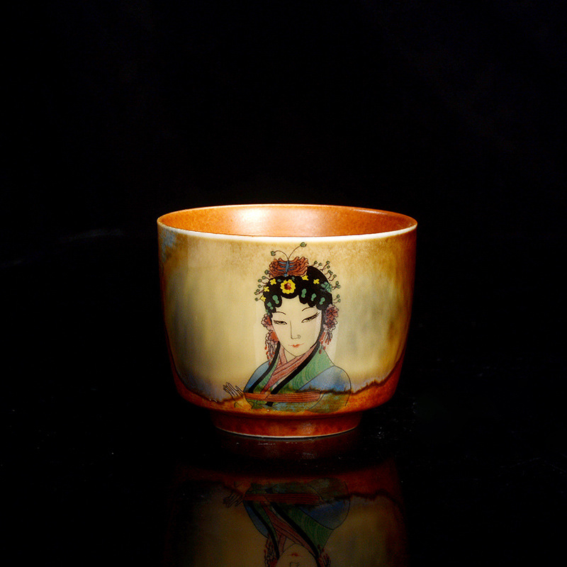 Set Gongfu Ceai: căni ceramice pentru ceai, stil chinezesc, căni pentru oaspeți, degustare de ceai