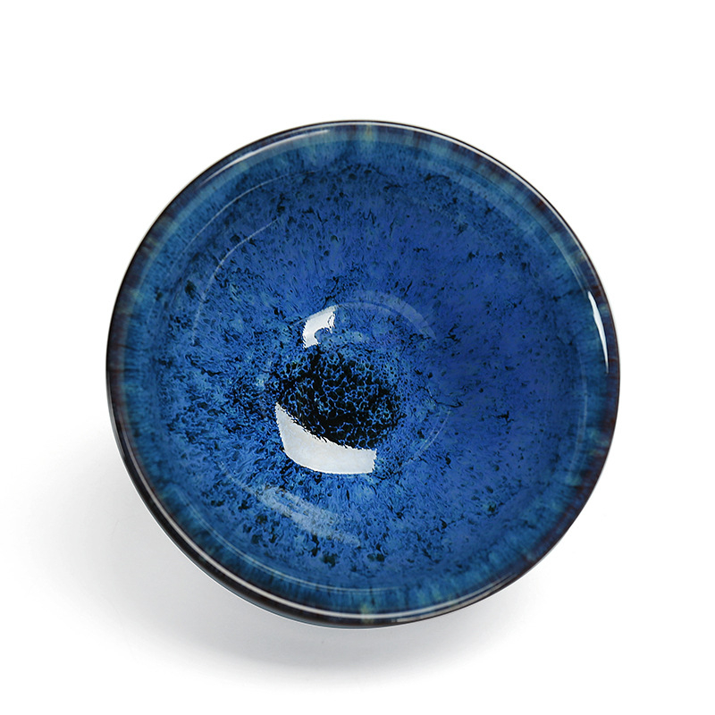 Jianzhan din ceramică, ceașcă de ceai cu design cu sute de flori, ceașcă mare Tianmu, o singură ceașcă