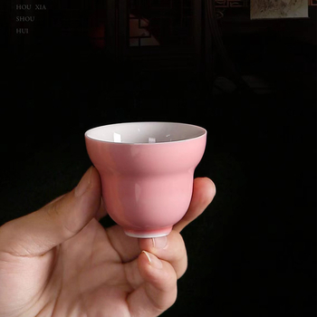 Ceșcuță ceramică glazurată, colorată, în formă de dovleac, pentru ceremonia Gongfu, stil retro literat, unică