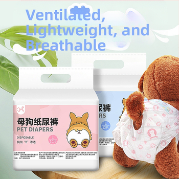 Pampers de câine de unică folosință pentru femele și masculi, pantaloni igienici și tampoane menstruale pentru câini