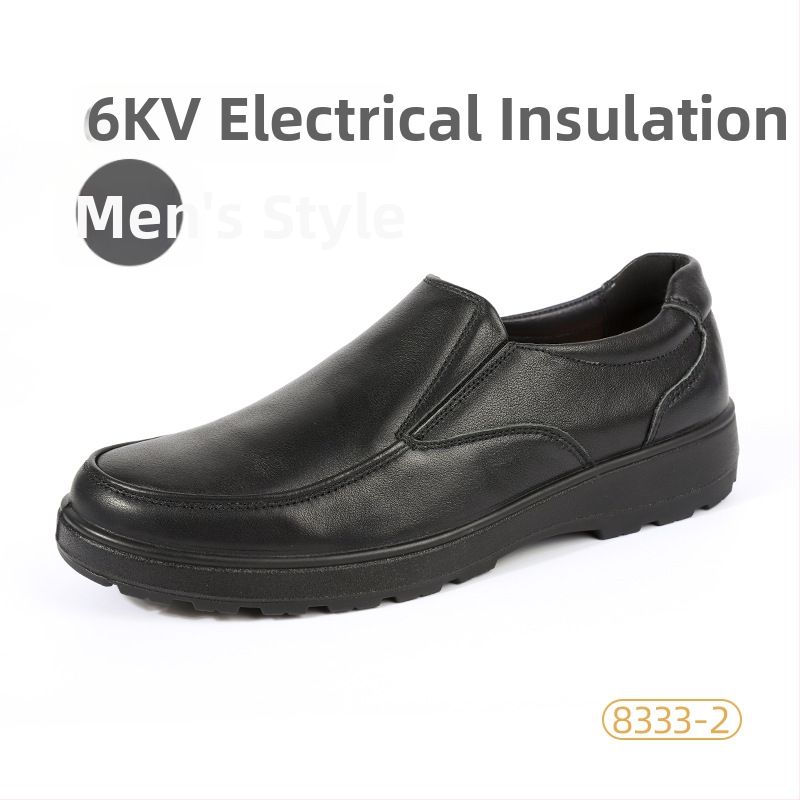 Shield King 8333-2 6KV szigetelt munkavédelmi cipő, marhabőr, elektromos munkákhoz