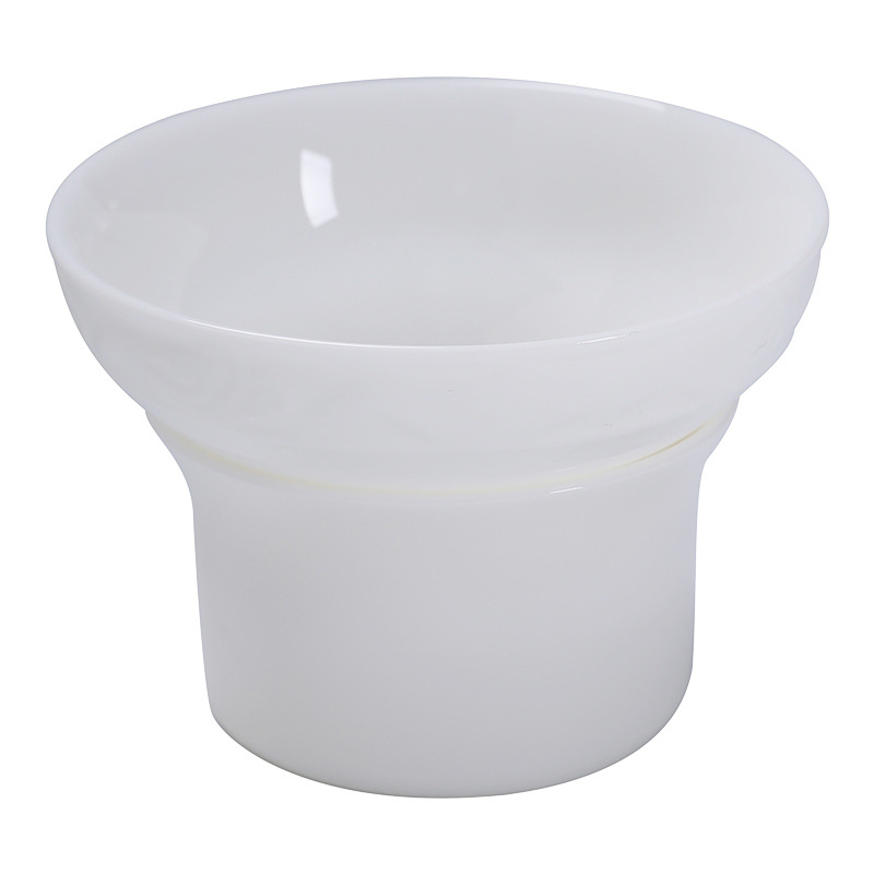 Filtru de ceai din porțelan alb, cu filtru ceramic integrat pentru prepararea ceaiului – accesorii pentru set de ceai