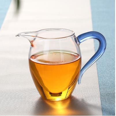 Ceai din sticlă transparentă, în formă de pinguin, dimensiune mare, accesoriu pentru ceremonia de ceai