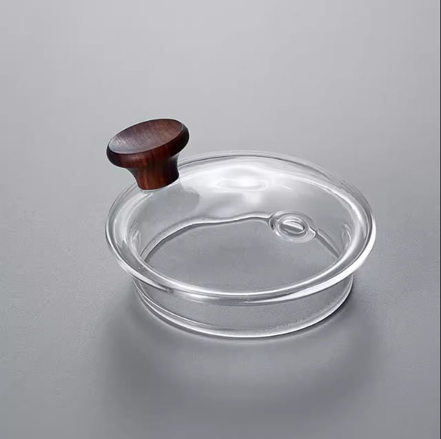 Filtru de ceai din sticlă borosilicat de înaltă calitate cu capac intern din sticlă; accesorii pentru ceainic; filtru de ceai