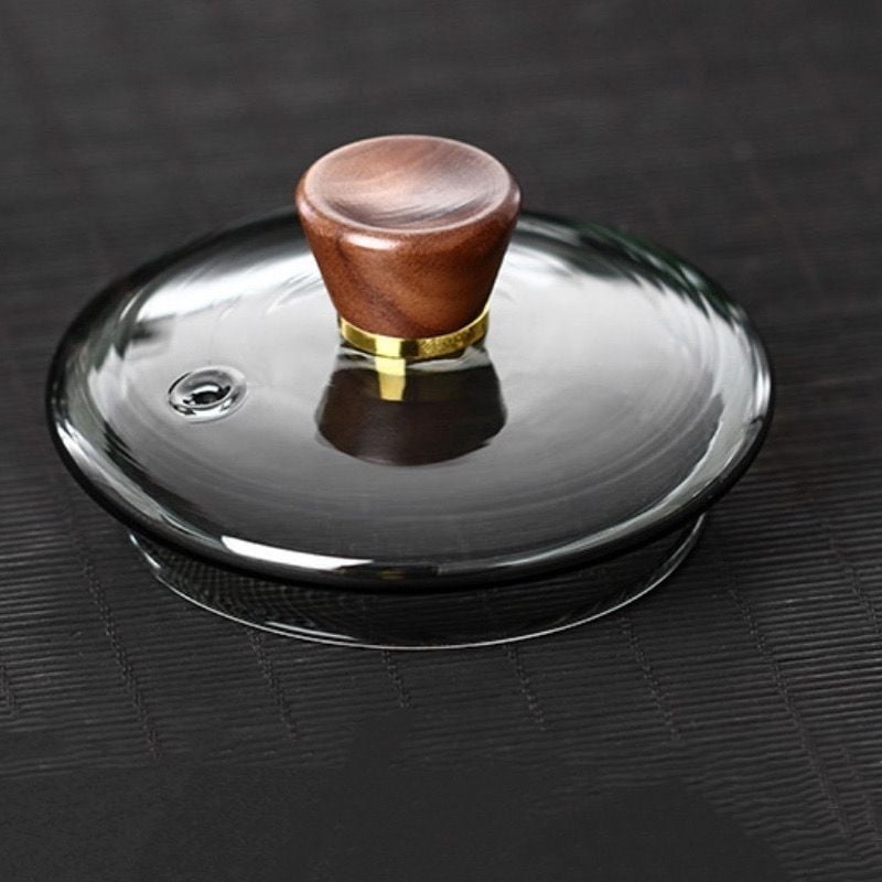 Filtru de ceai din sticlă borosilicat de înaltă calitate cu capac intern din sticlă; accesorii pentru ceainic; filtru de ceai