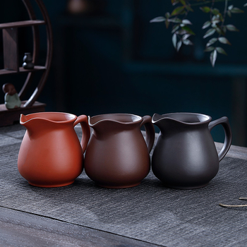 Set de ceai din ceramică, lut roșu, lucrat manual, cu vas de distribuție a ceaiului și capacitate mare — accesorii Kung Fu pentru ceai