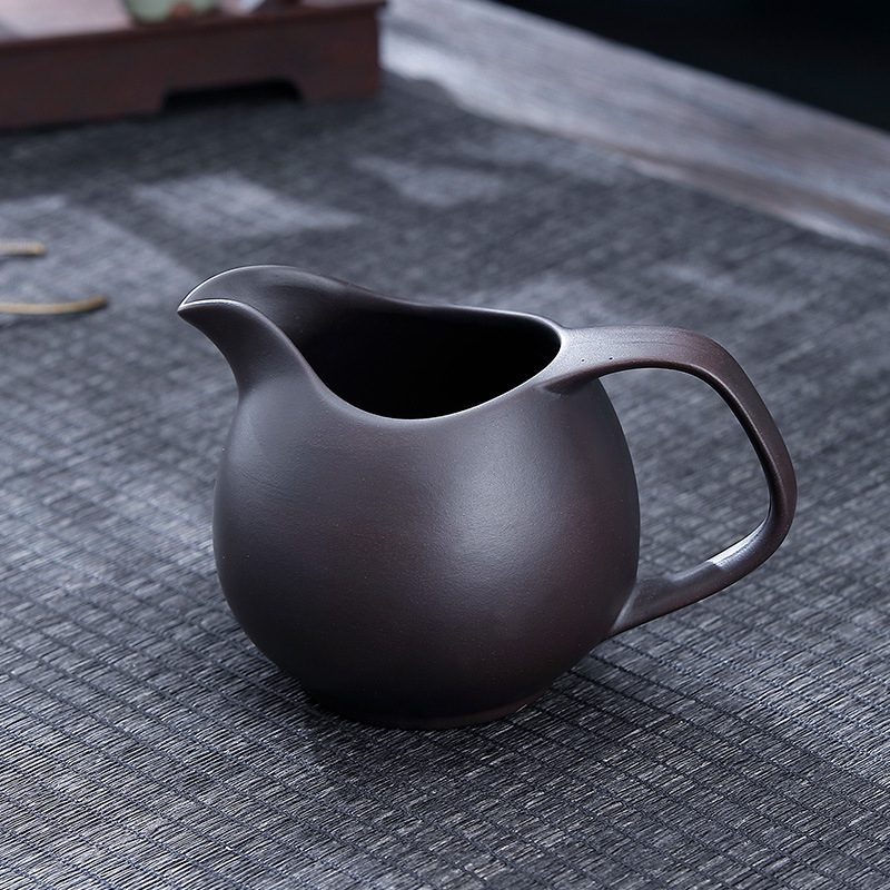 Set de ceai din ceramică, lut roșu, lucrat manual, cu vas de distribuție a ceaiului și capacitate mare — accesorii Kung Fu pentru ceai