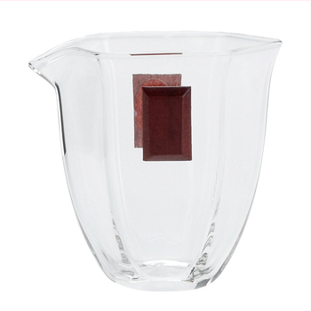 Set de ceai din sticlă borosilicat de înaltă calitate – ceșcuță transparentă de distribuție a ceaiului, pentru uz casnic, tavă elegantă