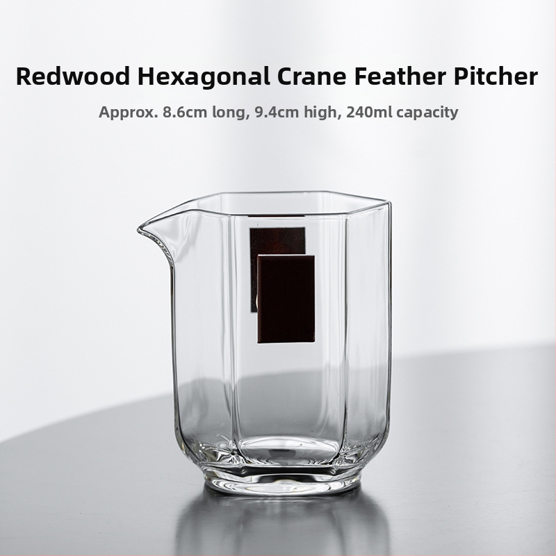 Set de ceai din sticlă borosilicat de înaltă calitate – ceșcuță transparentă de distribuție a ceaiului, pentru uz casnic, tavă elegantă