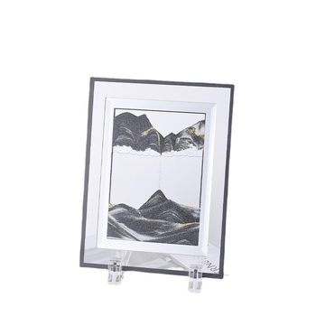 Ceas de nisip din sticlă cu design 3D, decor pentru sufragerie și dormitor, ornament de birou, cadou de ziua de naștere