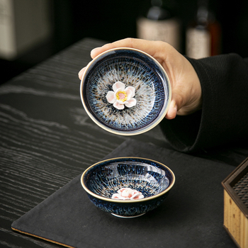 Cană de ceai din porțelan Kung Fu, un singur exemplar, design vintage elegant în stil chinezesc