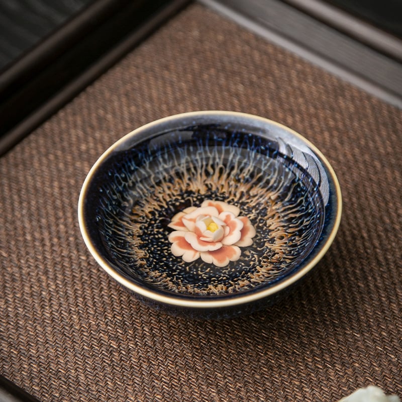 Cană de ceai din porțelan Kung Fu, un singur exemplar, design vintage elegant în stil chinezesc