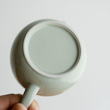 Ceainic Gongfu din ceramică, mic ceainic pentru uz casnic, cu mâner, de înaltă calitate, personalizabil