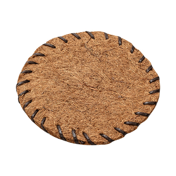 Suport de ceai croșetat manual din fibre de cocos, pentru ceainic și cești, accesorii pentru ceremonia ceaiului