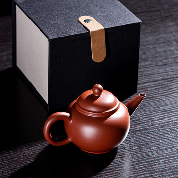Ceainic din lut purpuriu, modelat manual de ucenic, ceainic Dahongpao, complet lucrat manual, mic pentru uz casnic