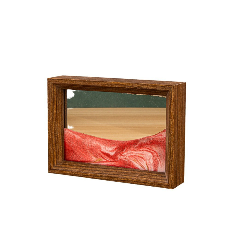 Tablou decorativ 3D cu nisip curgător, cu ramă foto, pentru casă și birou