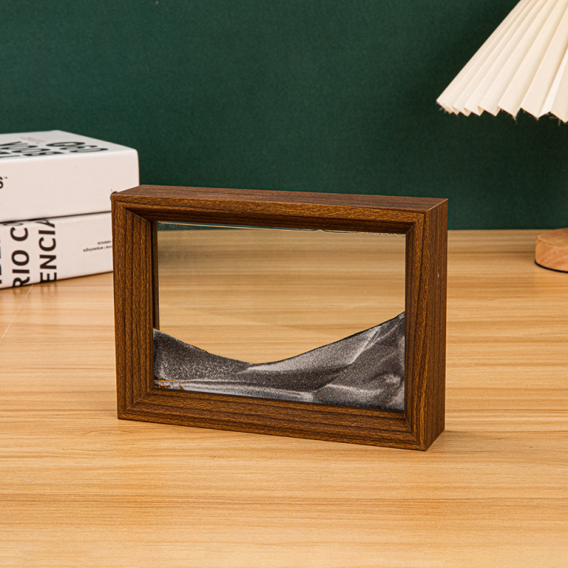 Tablou decorativ 3D cu nisip curgător, cu ramă foto, pentru casă și birou