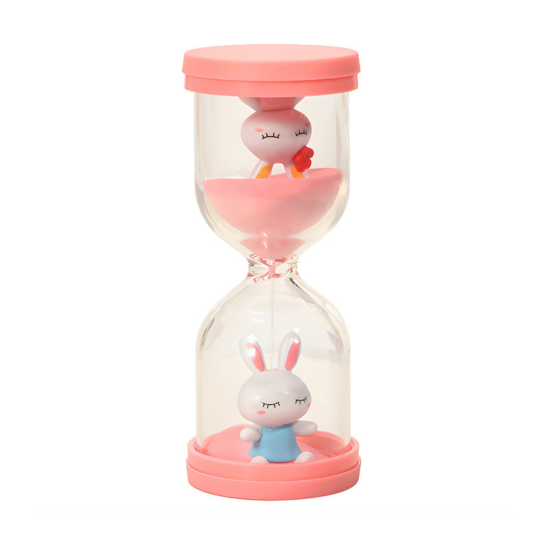 Clepsidră din plastic, în formă de macarons, pentru copii, rezistentă la căderi, 3–5–10–30 de minute, decor de birou, cadou pentru elevi