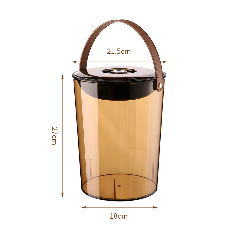 Recipient pentru resturi de ceai cu filtru, pentru set de ceai de uz casnic — capacitate mare