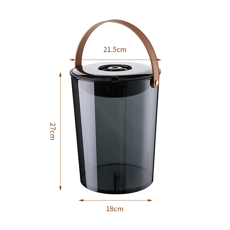Recipient pentru resturi de ceai cu filtru, pentru set de ceai de uz casnic — capacitate mare