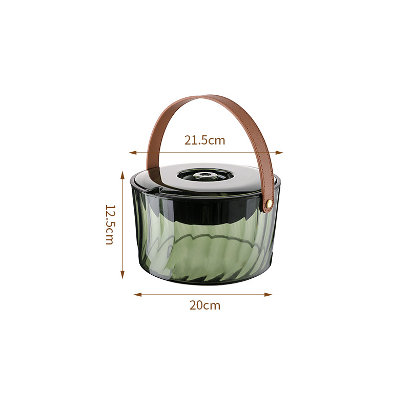 Recipient pentru resturi de ceai cu filtru, pentru set de ceai de uz casnic — capacitate mare