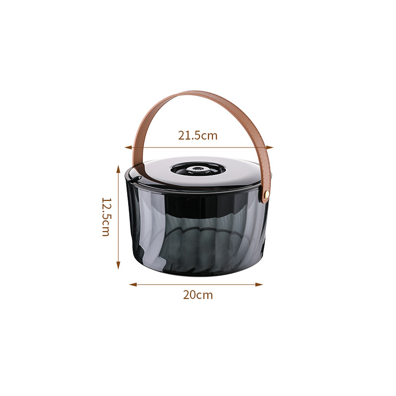 Recipient pentru resturi de ceai cu filtru, pentru set de ceai de uz casnic — capacitate mare