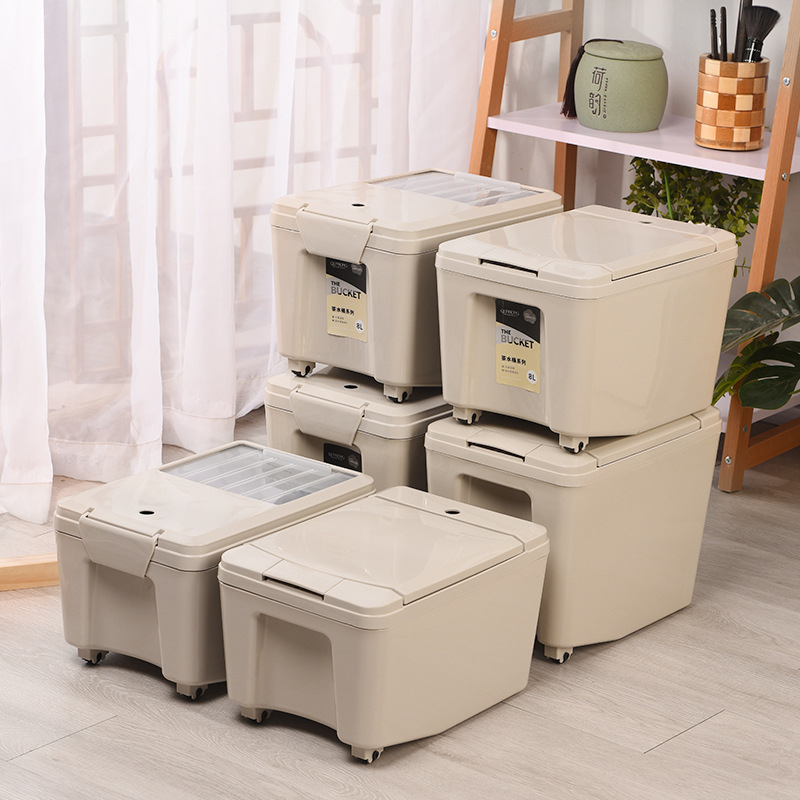 Recipient pătrat din plastic pentru ceai, cu capac și filtru pentru resturi de ceai, uz casnic, drenaj