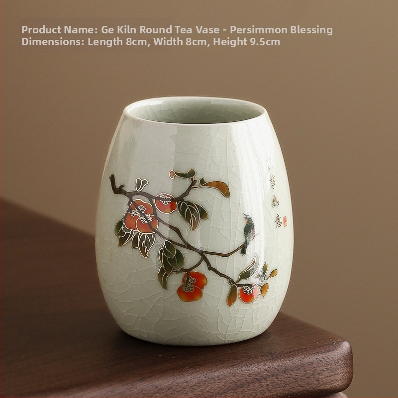 Accesorii ceramice pentru ceremonia ceaiului: țevi de depozitare pentru ceai, țeavă de ceai individuală, borcan pentru uneltele de preparare a ceaiului, sticlă pentru ceremonia ceaiului, vază mică, suport de birou pentru pixuri