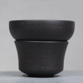 Ceainic din lut mov, lucrat manual, cu infuzor pentru ceai Da Hong Pao și ceașcă, capacitate mică, pentru uz casnic