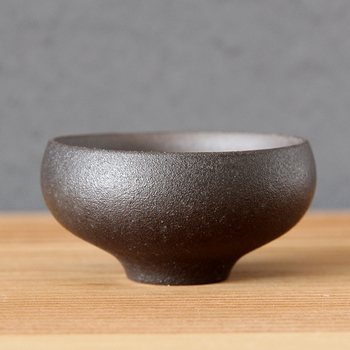Ceașcă de ceai din ceramică de piatră pentru set Gongfu, design simplu