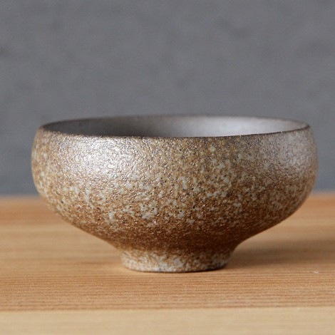 Ceașcă de ceai din ceramică de piatră pentru set Gongfu, design simplu