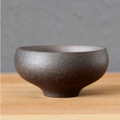 Ceașcă de ceai din ceramică de piatră pentru set Gongfu, design simplu