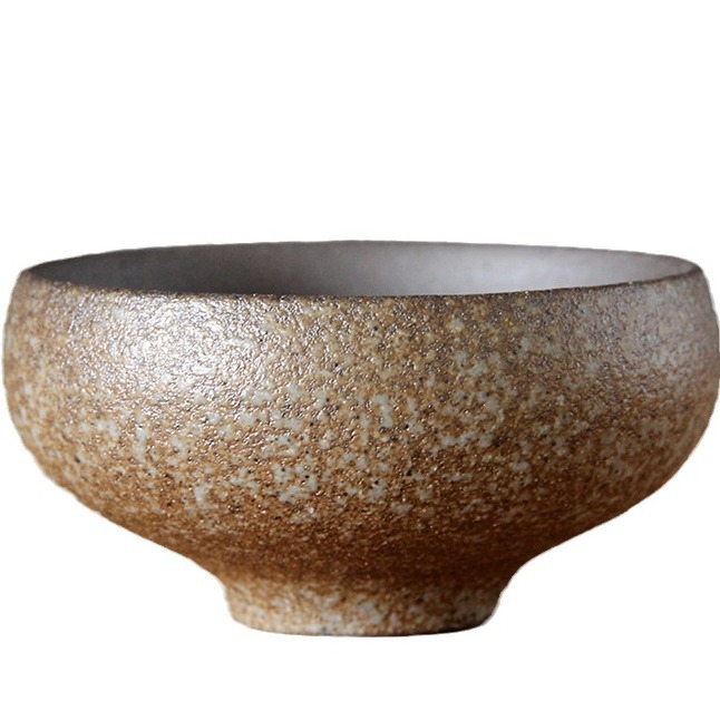 Ceașcă de ceai din ceramică de piatră pentru set Gongfu, design simplu