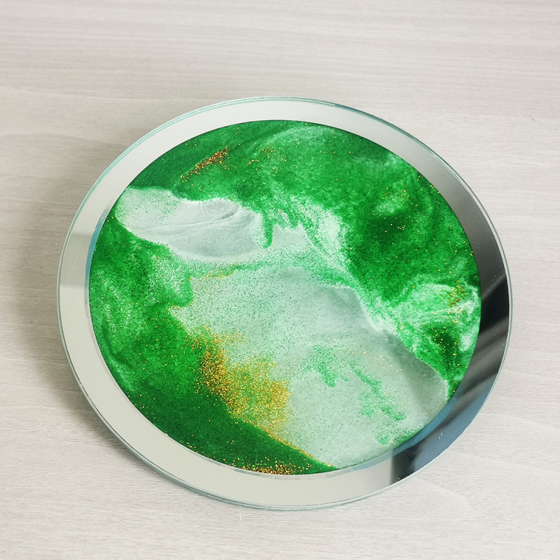 Artă cu nisip DIY creativă – peisaj în clepsidră de sticlă 3D pentru birou, decor de masă, mini jucărie decorativă