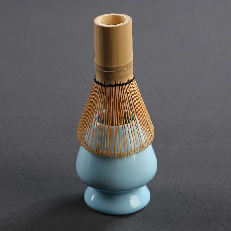 Suport ceramic pentru tel de matcha în stil japonez