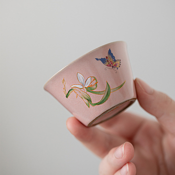 Set Gongfu Ru Kiln de ceai: 1 ceainic și 3 cești, ceramică, pentru uz casnic