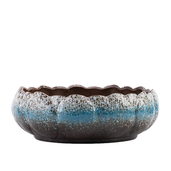 Vas ceramic mare pentru ceai, ceremonie Gongfu, set de ceai cu spălător pentru cești, bazin de apă vintage, accesorii Zen pentru ceremonia ceaiului